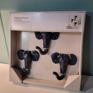 Elephant Wall hooks Navy Blue